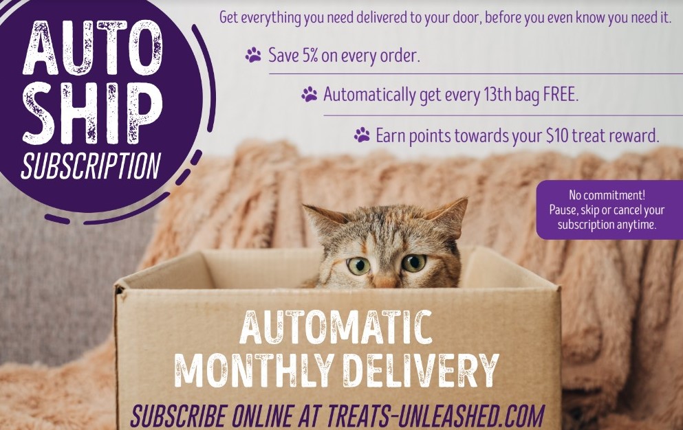 Treats Unleashed Autoship Program