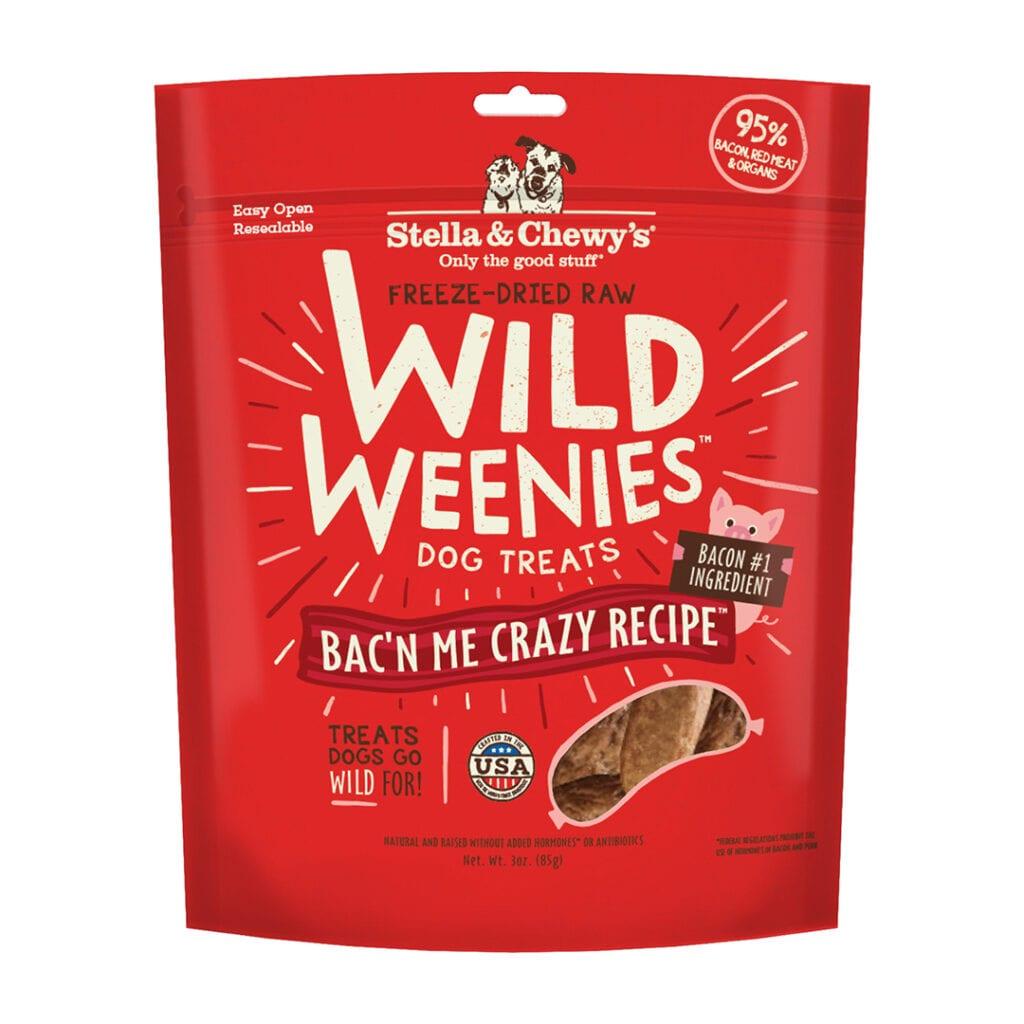  Stella & Chewy's Bac ' N Me Crazy Wild Weenies Dog Treats