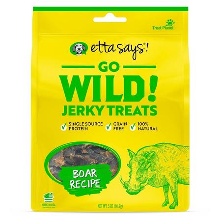 Etta Says Eat Go Wild! Boar Jerky Dog Treats