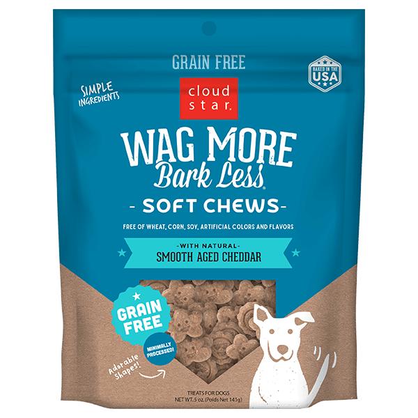  Wag More, Bark Less Grain- Free Smooth Aged Cheddar Soft Chews