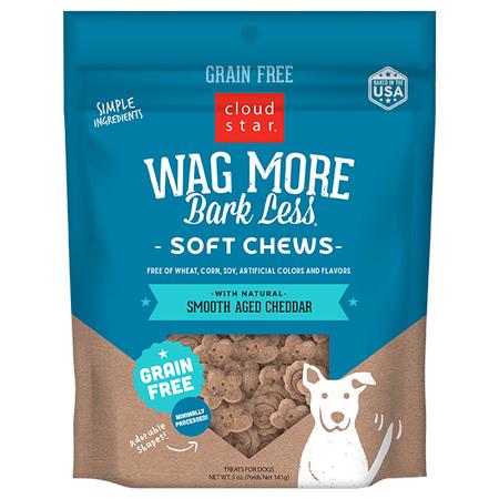 Wag More, Bark Less Grain-Free Smooth Aged Cheddar Soft Chews