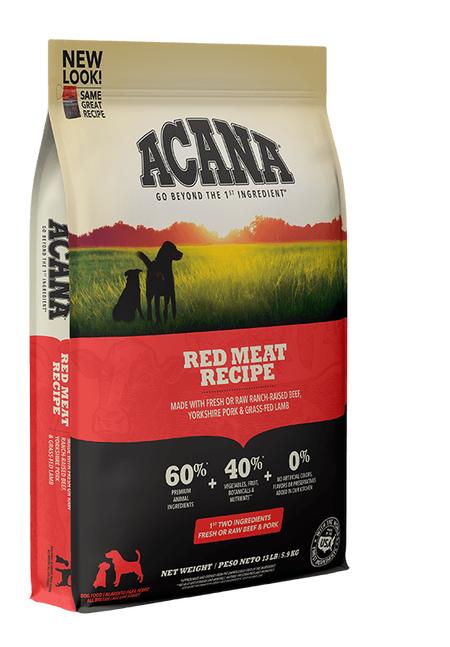  Acana Heritage Red Meats Grain- Free Dry Dog Food