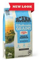 ACANA Wholesome Grains, Duck & Pumpkin Recipe, Limited Ingredient Diet (Item #064992517458)