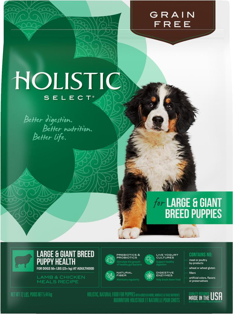  Holistic Select Grain- Free Large & Giant Breed Puppy Dry Dog Food
