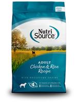 Nutrisource Adult Chicken & Rice Dry Dog Food (Item #073893260028)