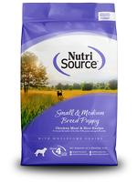 Nutrisource Small and Medium Breed Puppy Dry Dog Food (Item #073893263012)