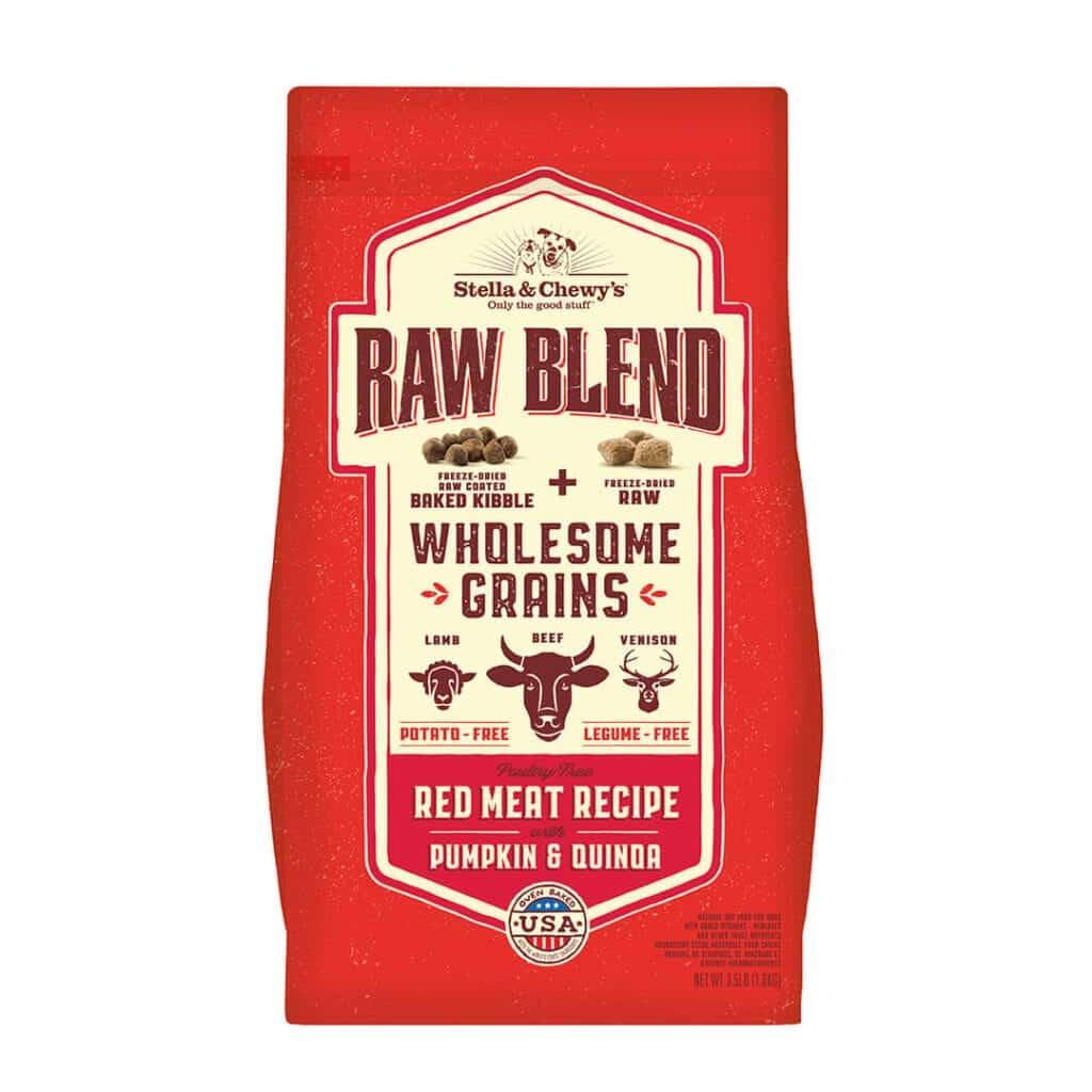  Stella & Chewy's Wholesome Grains Raw Blend Red Meat Dog Food