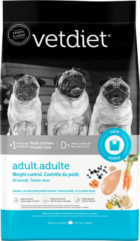  Vetdiet ® Adult Weight Control All Breeds Chicken, Rice And Sweet Potato Dry Dog Food