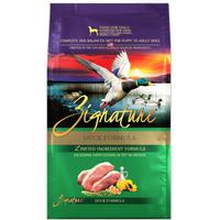 Zignature Duck Formula Dry Dog Food (Item #888641131129)
