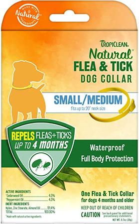 Tropiclean Flea & Tick Collar for Small/Medium Dogs