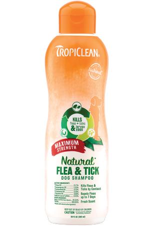 Tropiclean Flea & Tick Shampoo Maximum Strength