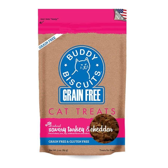 Buddy Biscuits Grain- Free Turkey & Cheddar Cat Treats