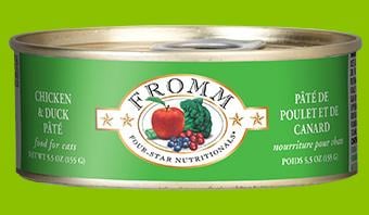 Fromm Four Star Chicken & Duck Pate for Cats