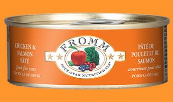  Fromm Four Star Chicken & Salmon Pate For Cats