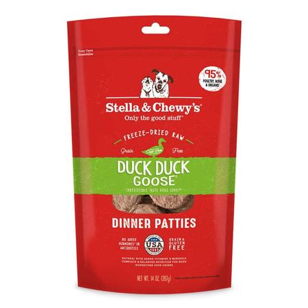 Stella & Chewy's Duck Duck Goose Freeze-Dried Dinner Patties