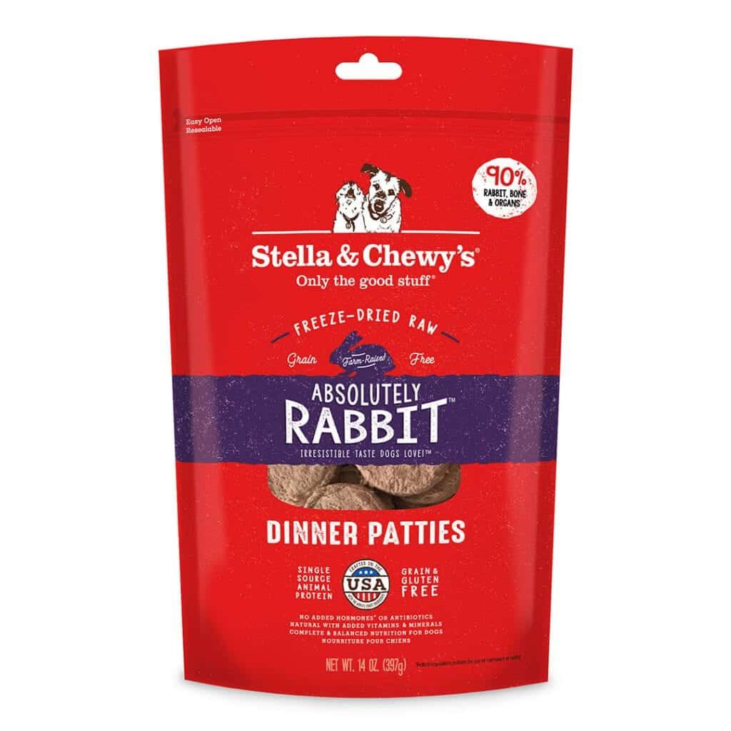  Stella & Chewy's Absolutely Rabbit Freeze- Dried Dinner Patties