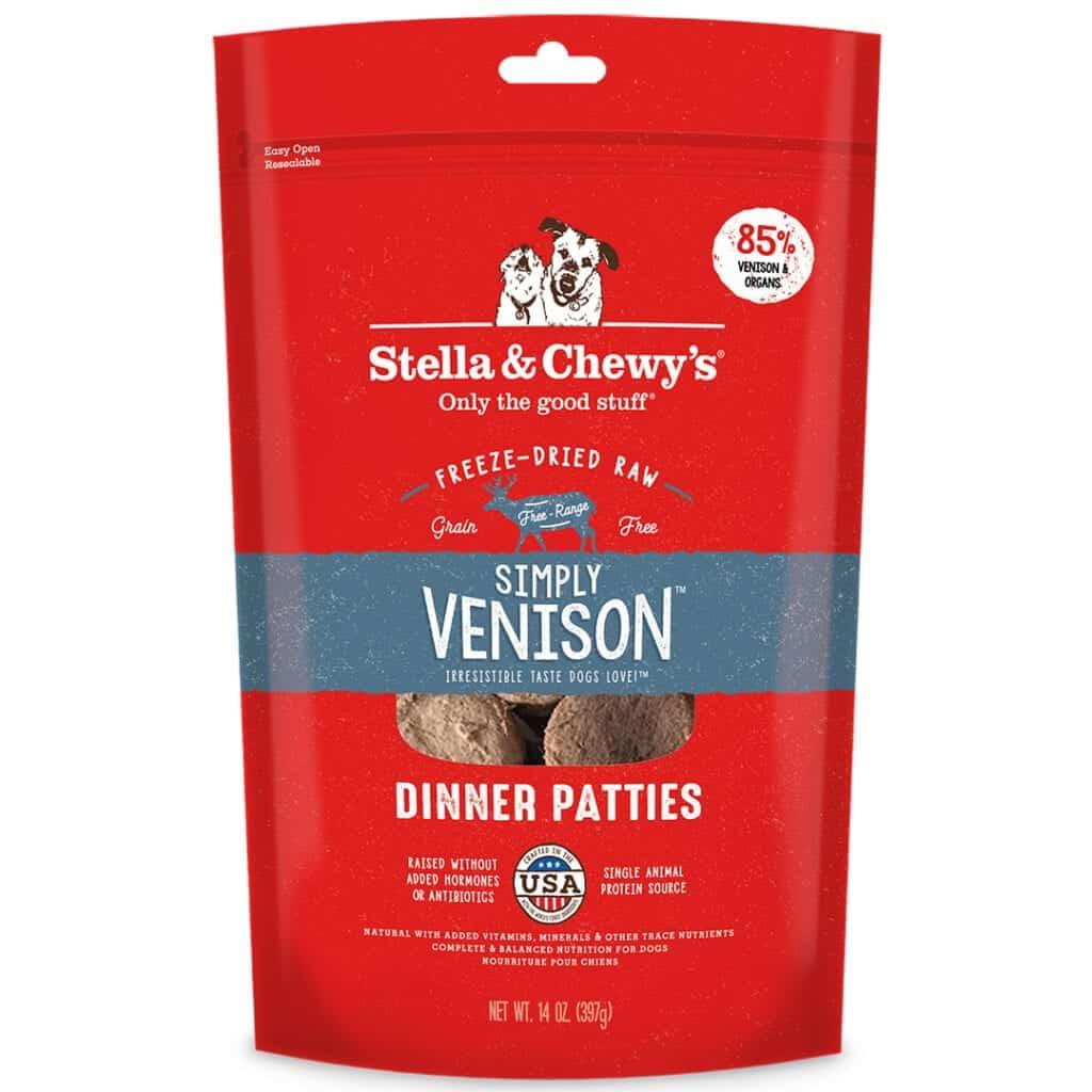  Stella & Chewy's Venison Freeze- Dried Dinner Patties