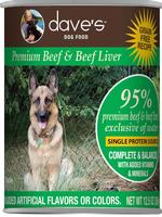 Dave's 95% Beef & Beef Liver (Item #685038118028)