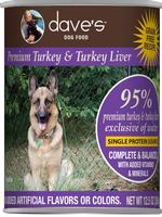 Dave's 95% Turkey & Turkey Liver (Item #685038118066)