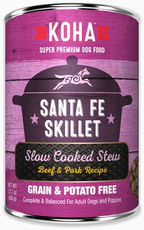 Koha Santa Fe Skillet Slow Cooked Stew Beef & Pork Recipe for Dogs