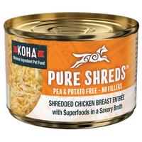 Koha Pure Shreds Chicken Breast Entree for Dogs