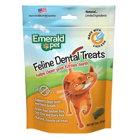 Emerald Pet Feline Dental Treats - Chicken