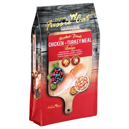 Fussie Cat Market Fresh Chicken and Turkey Meal Dry Food