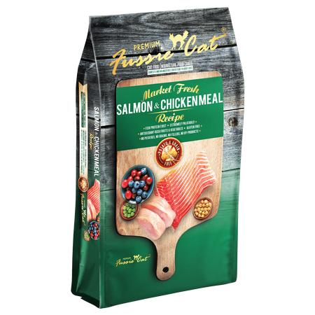 Fussie Cat Market Fresh Salmon and Chicken Meal Dry Food
