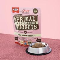 Primal Freeze Dried Raw Beef and Salmon Formula for Cats (Item #850334004348)