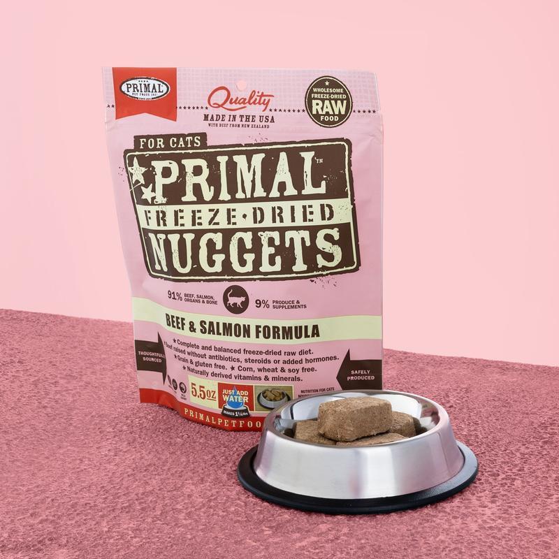  Primal Freeze Dried Raw Beef And Salmon Formula For Cats