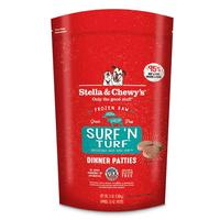 Stella & Chewy's Surf 'N Turf Frozen Raw Dinner Patties (Item #186011000526)