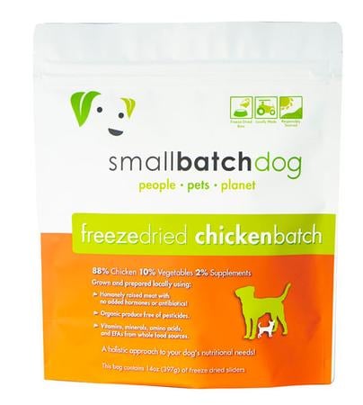 Smallbatch Chicken Slider Freeze-Dried Dog Food