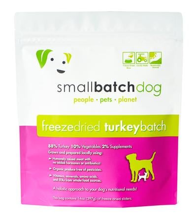 Smallbatch Turkey Sliders Freeze-Dried Dog Food