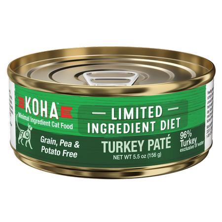 Koha Cat Limited Ingredient Turkey Pate' for Cats