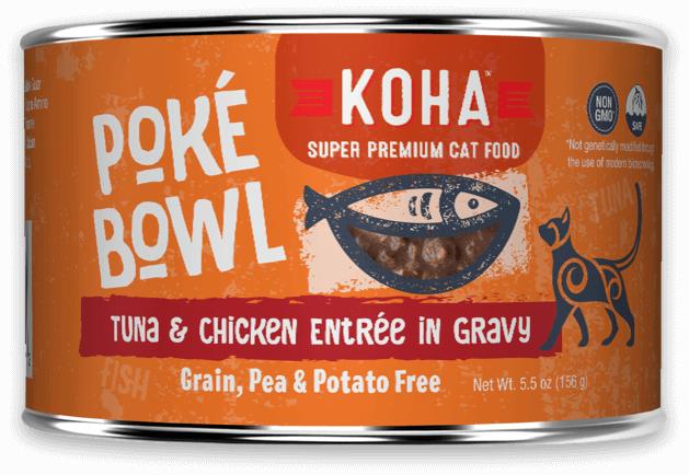  Koha Poke Bowl Tuna & Chicken Entree In Gravy For Cats
