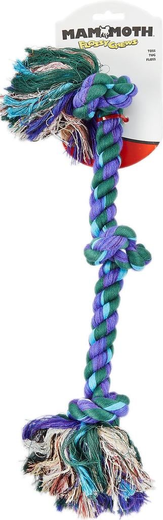  Mammoth Flossy 3 Knot Rope Dog Toy