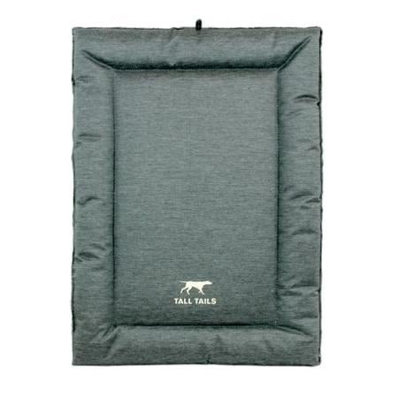 Tall Tails Classic Crate Mat Dog Bed - Grey