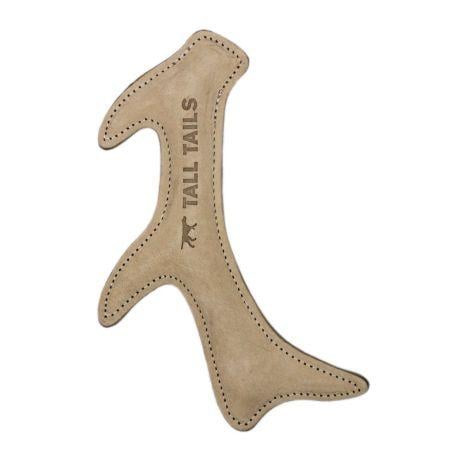  Tall Tails Leather Antler Dog Toy