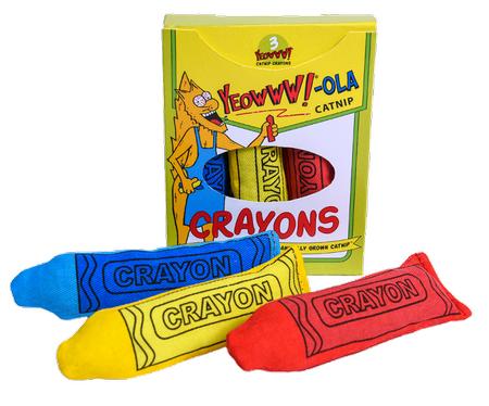 Yeowww! -ola Catnip Crayons Cat Toy