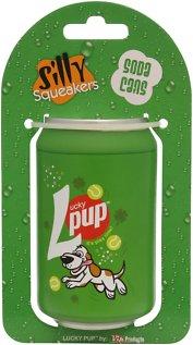  Silly Squeakers Lucky Pup Soda Can Squeaky Dog Toy