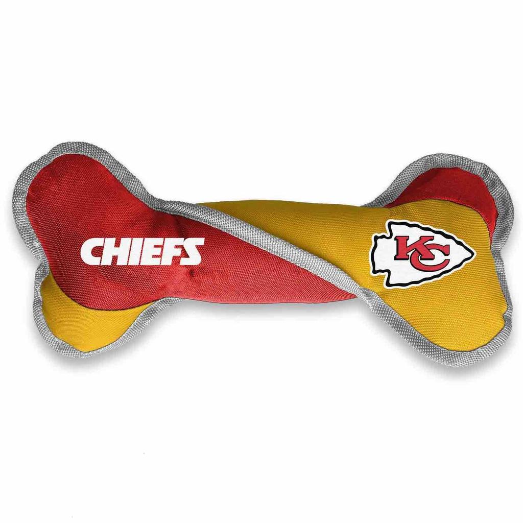  Kansas City Chiefs Tug Bone Dog Toy