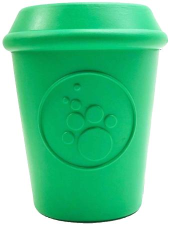 Soda Pup Coffee Cup Durable Rubber Chew Dog Toy