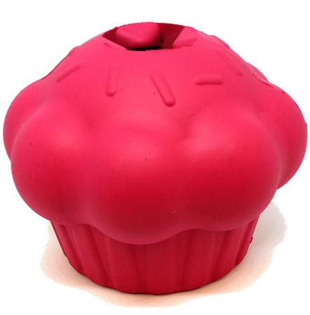 Soda Pup Cupcake Durable Rubber Chew Treat Dispenser Dog Toy