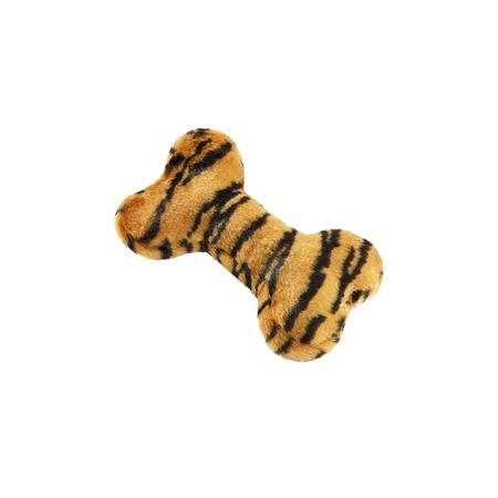 Fluff & Tuff Small Tiger Bone Dog Toy