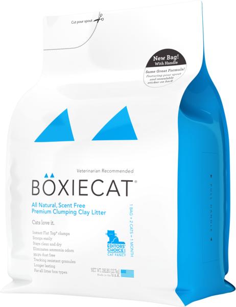  Boxiecat Scent- Free Premium Clumping Clay Cat Litter