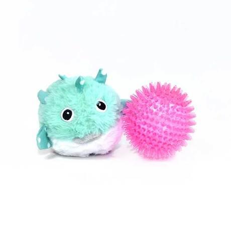  Patchwork Pet Pricklets Puffer Fish Dog Toy
