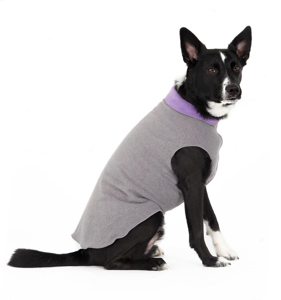  Gold Paw Duluth Double Fleece - Charcoal And Lavender
