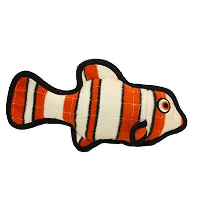 VIP Tuffy Ocean Creature Trout Dog Toy - Orange