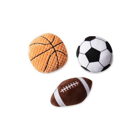 Fringe Studio Sports Balls Mini 3-Pack Dog Toys