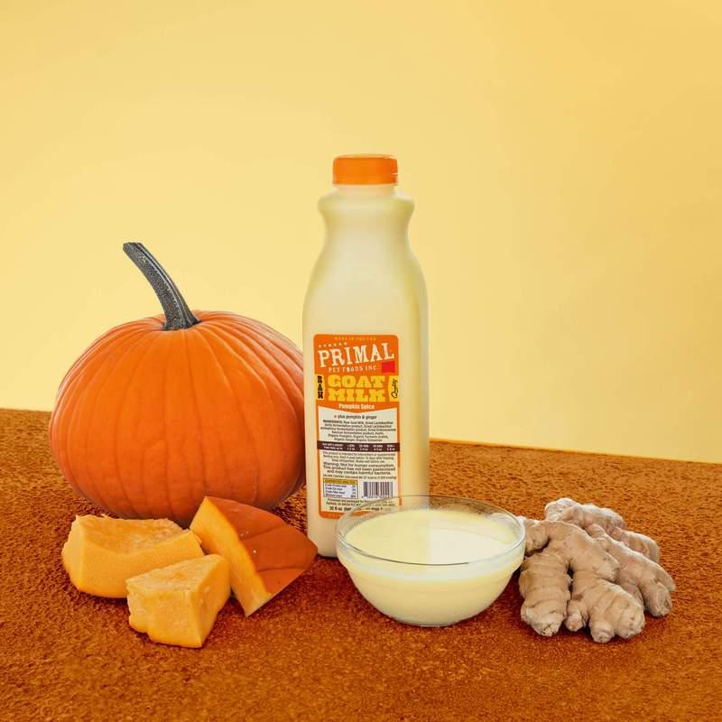  Primal Frozen Raw Goat's Milk - Pumpkin Spice